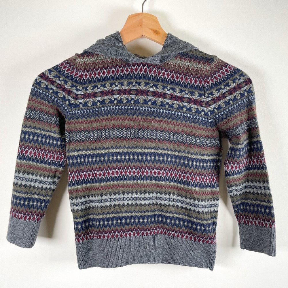 Gap Knitted Hooded Sweater sz 5